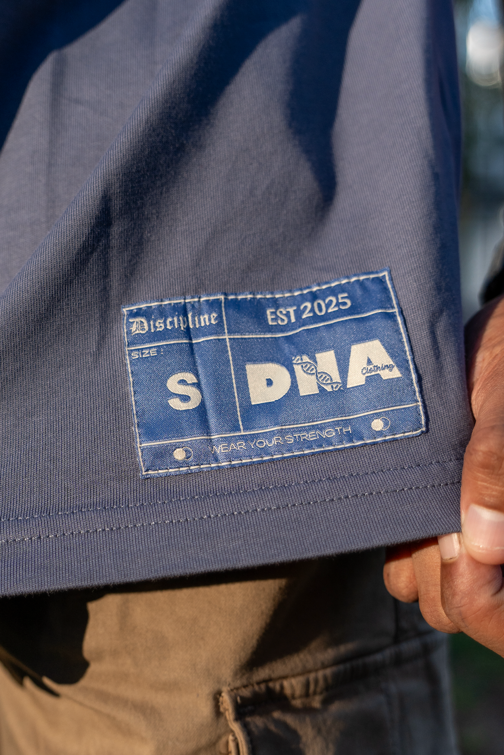 Signature Oversized T-Shirt - Shale Blue