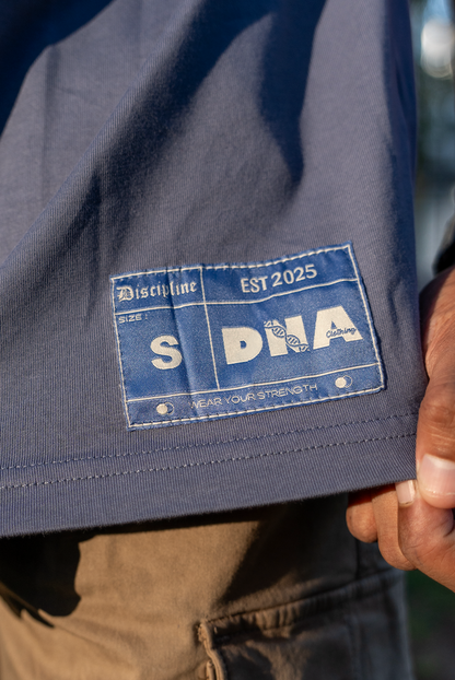 Signature Oversized T-Shirt - Shale Blue