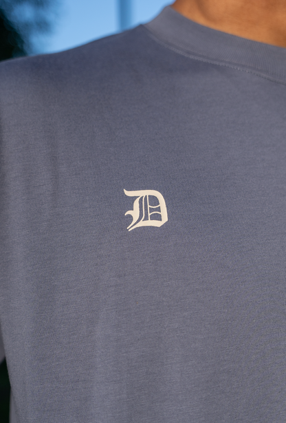 Signature Oversized T-Shirt - Shale Blue