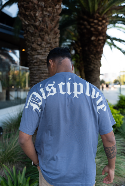 Signature Oversized T-Shirt - Shale Blue