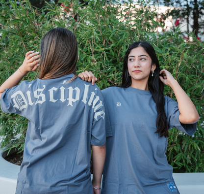 Signature Oversized T-Shirt - Shale Blue