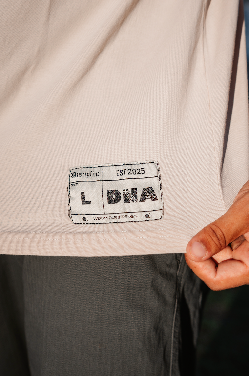 Signature Oversized T-Shirt - Sand Beige