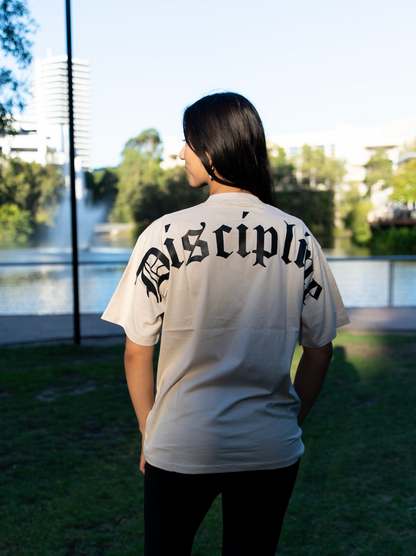 Signature Oversized T-Shirt - Sand Beige